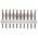 TE Connectivity MTA-100 Series Straight Through Hole Pin Header, 10 Contact(s), 2.54mm Pitch, 1 Row(s), Unshrouded