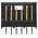 TE Connectivity AMPMODU MOD II Series Straight Through Hole PCB Header, 6 Contact(s), 2.54mm Pitch, 1 Row(s), Shrouded
