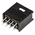 TE Connectivity AMPMODU MOD II Series Straight Through Hole PCB Header, 8 Contact(s), 2.54mm Pitch, 2 Row(s), Shrouded