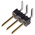 Molex C-Grid III Series Right Angle Through Hole Pin Header, 3 Contact(s), 2.54mm Pitch, 1 Row(s), Unshrouded