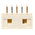 Molex PicoBlade Series Straight Through Hole PCB Header, 5 Contact(s), 1.25mm Pitch, 1 Row(s), Shrouded