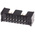 TE Connectivity AMP-LATCH Series, 2.54mm Pitch, 16 Way 2 Row Shrouded Straight PCB Header, Through Hole