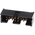 TE Connectivity AMP-LATCH Series, 2.54mm Pitch, 16 Way 2 Row Shrouded Straight PCB Header, Through Hole
