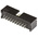 TE Connectivity AMP-LATCH Series, 2.54mm Pitch, 20 Way 2 Row Shrouded Straight PCB Header, Through Hole