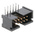 TE Connectivity AMP-LATCH Series Right Angle Through Hole PCB Header, 10 Contact(s), 2.54mm Pitch, 2 Row(s), Shrouded