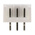 JST EH Series Straight Through Hole PCB Header, 3 Contact(s), 2.5mm Pitch, 1 Row(s), Shrouded