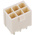 Molex Mini-Fit Jr. Series Straight Through Hole PCB Header, 6 Contact(s), 4.2mm Pitch, 2 Row(s), Shrouded