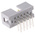 ASSMANN WSW AWHW Series Right Angle Through Hole PCB Header, 10 Contact(s), 2.54mm Pitch, 2 Row(s), Shrouded