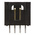 Molex SL Series Straight Through Hole PCB Header, 4 Contact(s), 2.54mm Pitch, 1 Row(s), Shrouded