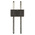 HARWIN M20 Series Straight Through Hole Pin Header, 2 Contact(s), 2.54mm Pitch, 1 Row(s), Unshrouded