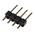 HARWIN M20 Series Straight Through Hole Pin Header, 4 Contact(s), 2.54mm Pitch, 1 Row(s), Unshrouded