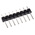 HARWIN M20 Series Straight Through Hole Pin Header, 8 Contact(s), 2.54mm Pitch, 1 Row(s), Unshrouded