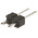 HARWIN M20 Series Straight Through Hole Pin Header, 2 Contact(s), 2.54mm Pitch, 1 Row(s), Unshrouded