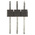 HARWIN M20 Series Straight Through Hole Pin Header, 3 Contact(s), 2.54mm Pitch, 1 Row(s), Unshrouded