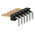 Samtec TSW Series Right Angle Through Hole Pin Header, 6 Contact(s), 2.54mm Pitch, 1 Row(s), Unshrouded