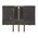 Amphenol T821 Series Straight Through Hole PCB Header, 6 Contact(s), 2.54mm Pitch, 2 Row(s), Shrouded