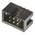 Amphenol T821 Series Straight Through Hole PCB Header, 6 Contact(s), 2.54mm Pitch, 2 Row(s), Shrouded