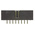 Amphenol T821 Series Straight Through Hole PCB Header, 16 Contact(s), 2.54mm Pitch, 2 Row(s), Shrouded