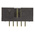 Amphenol T821 Series Straight Through Hole PCB Header, 10 Contact(s), 2.54mm Pitch, 2 Row(s), Shrouded
