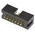 Amphenol T821 Series Straight Through Hole PCB Header, 14 Contact(s), 2.54mm Pitch, 2 Row(s), Shrouded