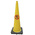 RS PRO Yellow 900 mm PVC Safety Cone