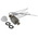 Sensata/Cynergy 3 RSF50 Series Vertical Polyphenylene Sulfide Float Switch, Float, 500mm Cable, NO/NC, 240V ac Max,