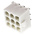 TE Connectivity Universal MATE-N-LOK Series Straight Through Hole PCB Header, 9 Contact(s), 6.35mm Pitch, 3 Row(s),