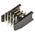 TE Connectivity AMPMODU MOD II Series Right Angle Through Hole PCB Header, 8 Contact(s), 2.54mm Pitch, 2 Row(s),