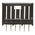 TE Connectivity AMPMODU MOD II Series Straight Through Hole PCB Header, 6 Contact(s), 2.54mm Pitch, 1 Row(s), Shrouded