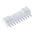 JST PA Series Straight Through Hole PCB Header, 10 Contact(s), 2.0mm Pitch, 1 Row(s), Shrouded