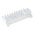 JST PA Series Straight Through Hole PCB Header, 10 Contact(s), 2.0mm Pitch, 1 Row(s), Shrouded