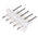 TE Connectivity MTA-100 Series Straight Through Hole Pin Header, 5 Contact(s), 2.54mm Pitch, 1 Row(s), Unshrouded