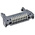 3M 3000 Series Right Angle Through Hole PCB Header, 20 Contact(s), 2.54mm Pitch, 2 Row(s), Shrouded
