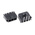 Molex Micro-Fit 3.0 Series Right Angle Through Hole PCB Header, 3 Contact(s), 3.0mm Pitch, 1 Row(s), Shrouded