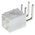 Molex Mini-Fit Jr. Series Right Angle Through Hole PCB Header, 4 Contact(s), 4.2mm Pitch, 2 Row(s), Shrouded