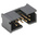 TE Connectivity AMP-LATCH Series Straight Through Hole PCB Header, 10 Contact(s), 2.54mm Pitch, 2 Row(s), Shrouded
