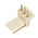 Molex Mini-Latch Series Right Angle Through Hole Pin Header, 3 Contact(s), 2.5mm Pitch, 1 Row(s), Unshrouded