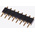 Preci-Dip Straight Through Hole Spring Loaded Connector, 8 Contact(s), 2.54mm Pitch, 1 Row(s), Shrouded