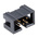 TE Connectivity AMP-LATCH Series Straight Through Hole PCB Header, 6 Contact(s), 2.54mm Pitch, 2 Row(s), Shrouded