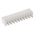 JST XH Series Straight Through Hole PCB Header, 10 Contact(s), 2.5mm Pitch, 1 Row(s), Shrouded