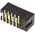 Amphenol T821 Series Right Angle Through Hole PCB Header, 10 Contact(s), 2.54mm Pitch, 2 Row(s), Shrouded