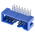 TE Connectivity AMP-LATCH Series Right Angle Through Hole PCB Header, 14 Contact(s), 2.54mm Pitch, 2 Row(s), Shrouded