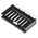 TE Connectivity AMPMODU MOD II Series Straight Through Hole PCB Header, 8 Contact(s), 2.54mm Pitch, 1 Row(s), Shrouded
