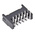 Hirose DF11 Series Right Angle Through Hole PCB Header, 12 Contact(s), 2.0mm Pitch, 2 Row(s), Shrouded
