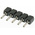 Preci-Dip Straight Surface Mount Pin Header, 5 Contact(s), 2.54mm Pitch, 1 Row(s), Unshrouded