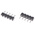 Preci-Dip Straight Surface Mount Pin Header, 5 Contact(s), 2.54mm Pitch, 1 Row(s), Unshrouded