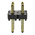 Samtec TLW Series Straight Through Hole Pin Header, 4 Contact(s), 2.54mm Pitch, 2 Row(s), Unshrouded