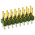 TE Connectivity AMPMODU MOD II Series Straight Through Hole Pin Header, 16 Contact(s), 2.54mm Pitch, 2 Row(s),