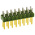 TE Connectivity AMPMODU MOD II Series Straight Through Hole Pin Header, 16 Contact(s), 2.54mm Pitch, 2 Row(s),