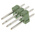 TE Connectivity AMPMODU MOD II Series Straight Through Hole Pin Header, 6 Contact(s), 2.54mm Pitch, 2 Row(s), Unshrouded